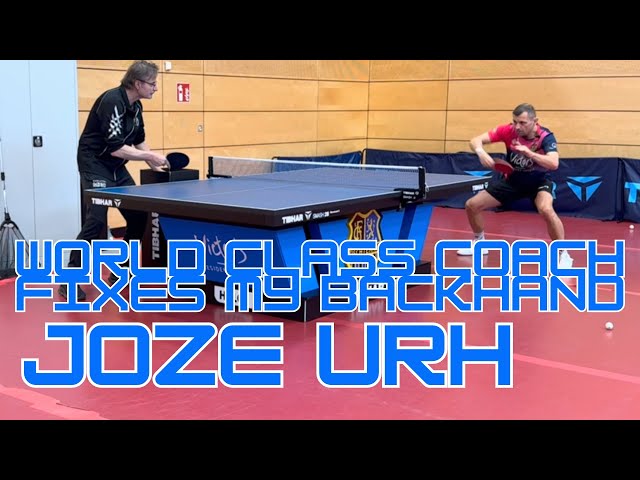 World-Class Coach Transforms My Backhand Topspin! 🔥 Ft. Joze Urh (Darko Jorgić’s Coach)
