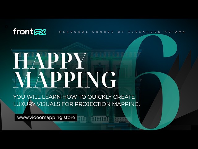 Compositing & Rendering a Projection Mapping Show in After Effects | Lesson 6
