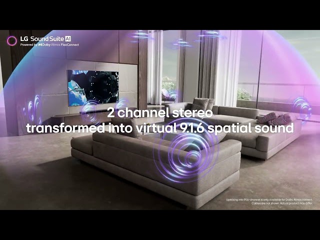 LG Sound Suite AI | Wireless Spatial Home Audio System