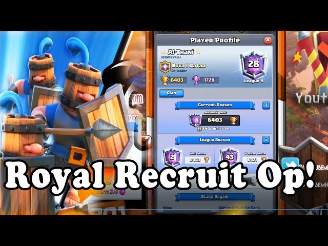 6400+ Ladder Push gameplay  Royal Recruit Graveyard Freeze