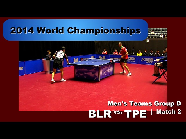2014 WTTC Men's Teams Group D: BLR - TPE Match 2: Vladimir Samsonov v Chuang Chih-yuan