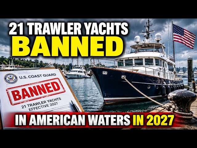 21 Trawler Yachts Could Be Banned From U.S. Waters in 2027 — Here’s Why