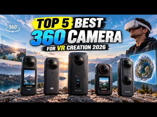 Top 5 Best 360 Camera For Vr Creation 2026 | 360 Vr Creation Camera