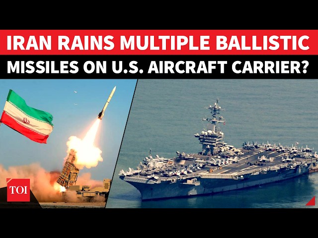 ‘Forced To Flee’: Iran’s Shock Missile Attack On US Aircraft Carrier & Destroyer In Hormuz