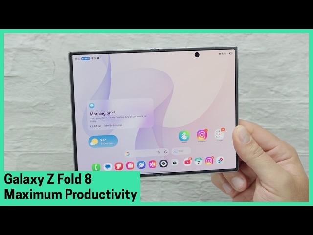 From phone to workspace: Galaxy Z Fold8 productivity on the go