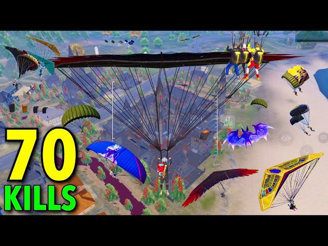 70 KILLS!!🔥 IN 20 MINUTES NEW FASTEST GAMEPLAY🥵 PUBG Mobile - BGMI