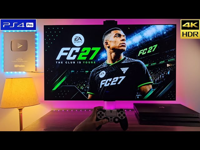 EA FC27 PS4 PRO 4K HDR 60FPS Gameplay