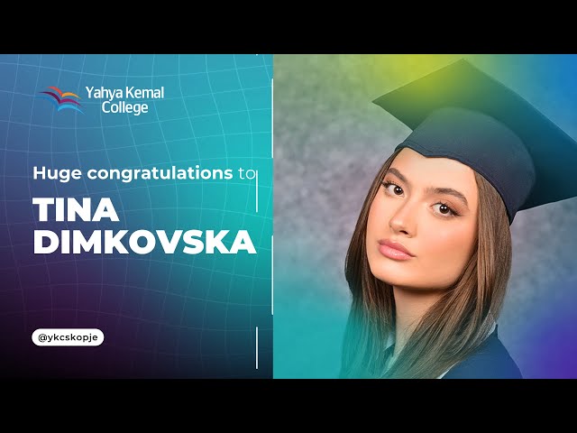 Tina Dimkovska to Study Data Science at Eindhoven University of Technology