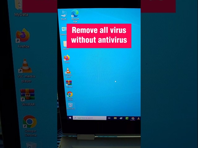 How to remove all virus from laptop without antivirus