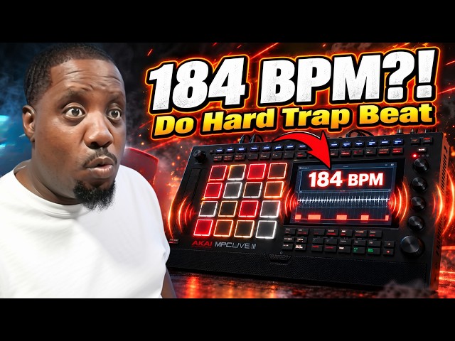 How to Make a Hard 184 BPM Trap Beat That Actually Hits | MPC Live 3
