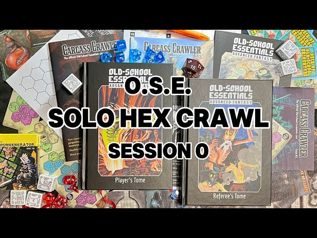 Old-School Essentials - Solo Hex Crawl - Session 0