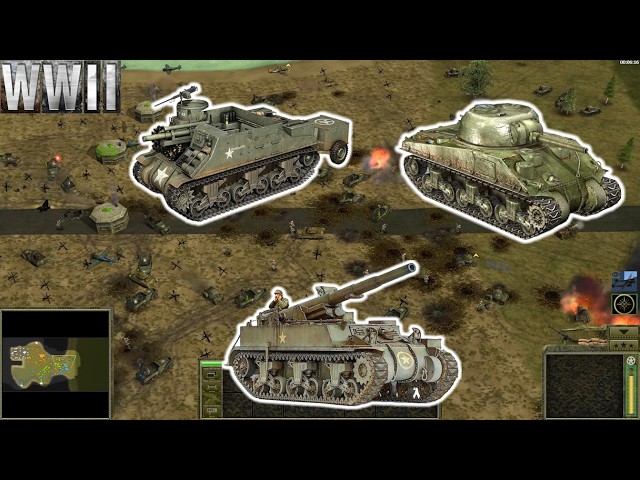 WWII Chaos | Allies 3 vs 3 Japan | C&C Generals Zero Hour WWII Mod