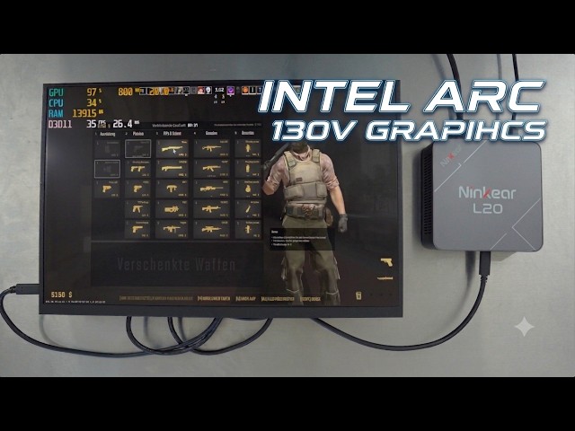 Great Compact Mini PC for Gaming with Intel Arc 130V - Ninkear L20
