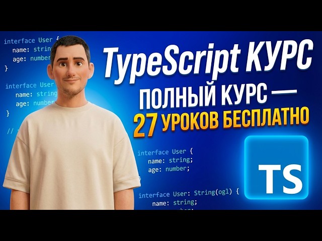 Полный курс TypeScript — от типов до реального проекта | Бесплатно