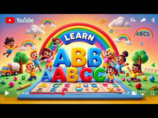 ABC Song for Kids | Learn the Alphabet with Fun Rhymes | Educational Video for Toddlers