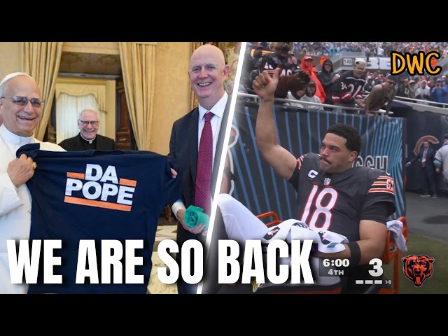 DA POPE BLESSES US! Caleb Williams Avoids Major Injury || Chicago Bears News