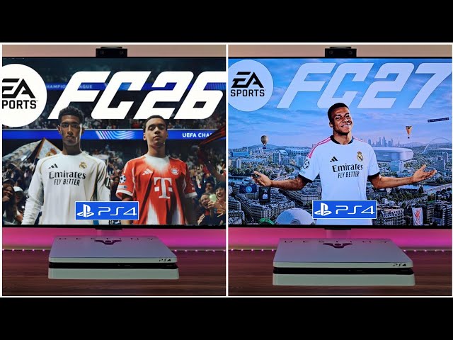 EA FC26 PS4 против EA FC27 PS4