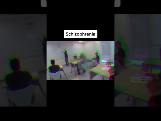 How people with Schizophrenia see the world #shorts