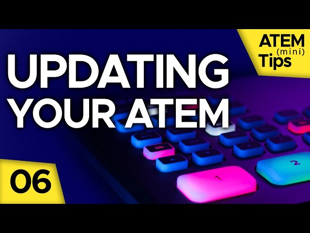 How to Update Firmware on the ATEM Mini Pro, ATEM Mini Pro ISO, Mini Extreme - ATEM Mini Tips 06
