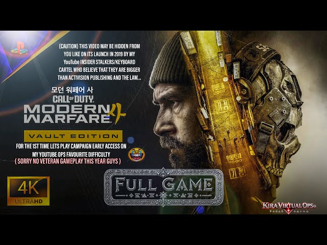 ( 모던 워페어 사 )Call of Duty: Modern Warfare 4 ᕈS5 🎮 : VAULT EDITION : COD VETERAN PLAYER Vs FULL GAME