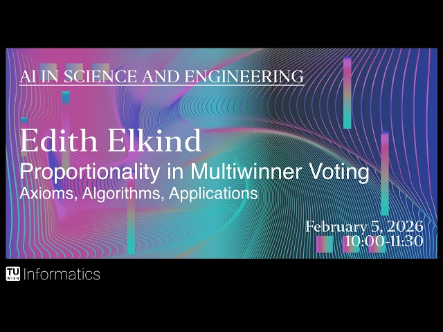 AI in Science and Engineering: Edith Elkind