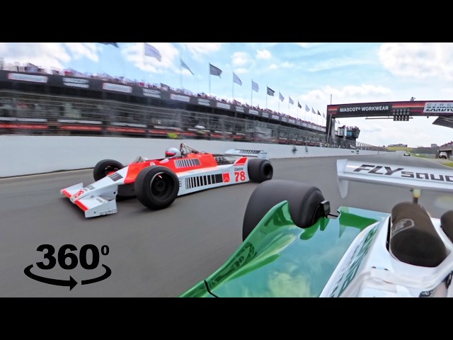 [VR 360] Insane 1980s Formula 1 Battle! - Full Race!