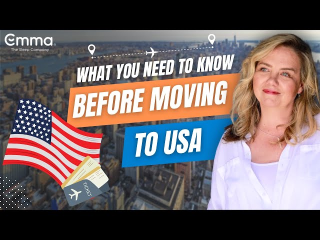 Moving to USA? 10 tips from an American living in New Zealand.  Check out the Emma Sleep mattress.
