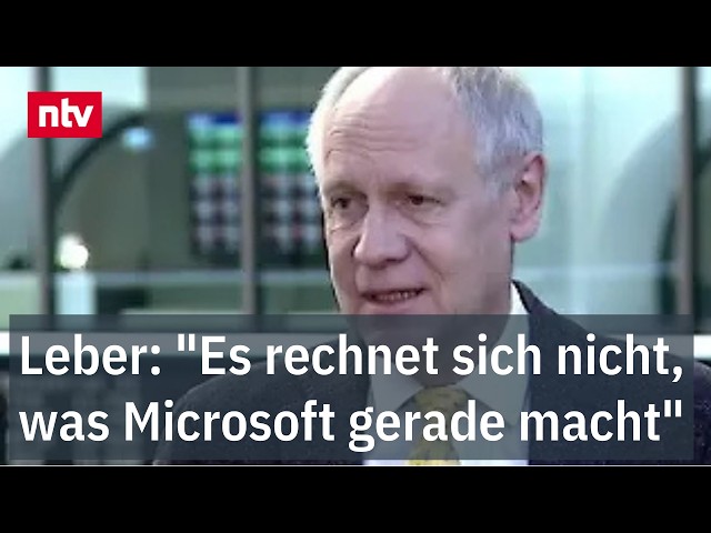 Leber: "Es rechnet sich nicht, was Microsoft gerade macht" - Tech-Aktien im Fokus | ntv