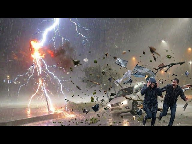 Extreme Thunderstorm Strikes France & Belgium: Oise, Brussels, Massive Hail Wind Damage 2026