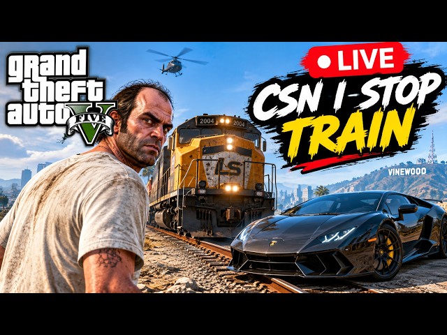 🔴GTA 5 LIVE CAN I STOP TRAIN #gta5 #gtav #gaming