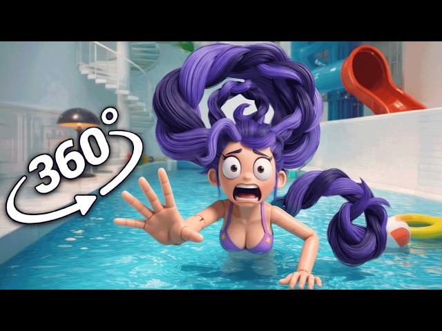 Poppy Playtime Chapter 5 Lily LoveBraids Waterpark (Found Footage) | 360° VR