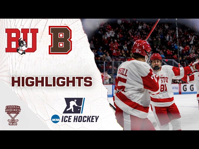 Boston University vs Brown | NCAA College Hockey Highlights | October 10, 2026