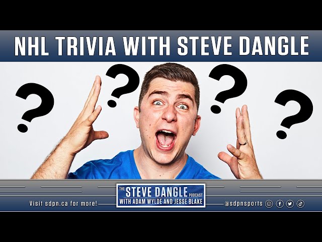 Testing How Well Steve Dangle ACTUALLY Knows Hockey | SDP Trivia Challenge