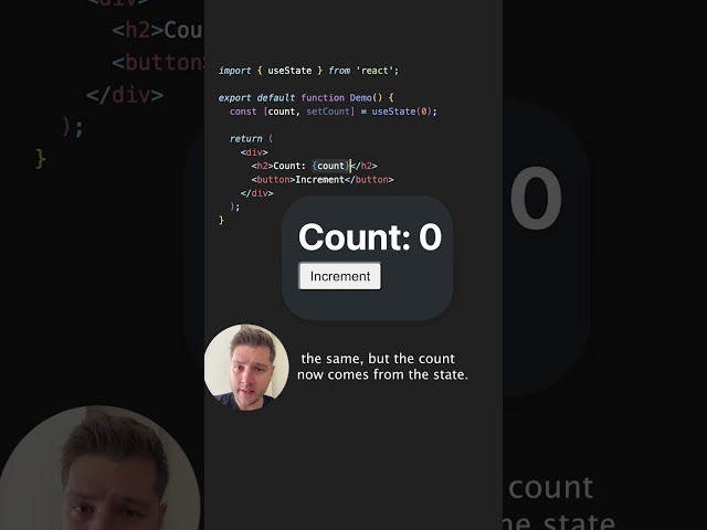 useState | Simple React Hooks #shorts