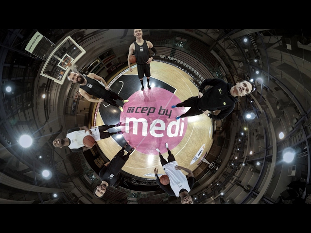 CEP Basketball 360 VR - medi Bayreuth training session with Raoul Korner