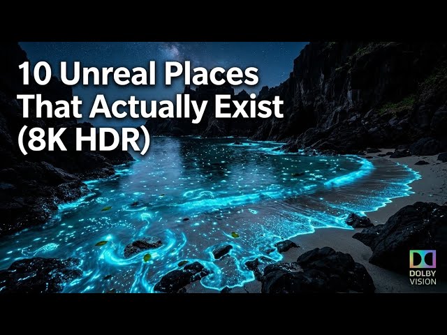 Most Beautiful Places in the World | 8K HDR 60FPS (Dolby Vision)