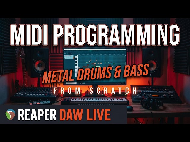 REAPER | Guitar, Bass, Drums MIDI | Producing Metal