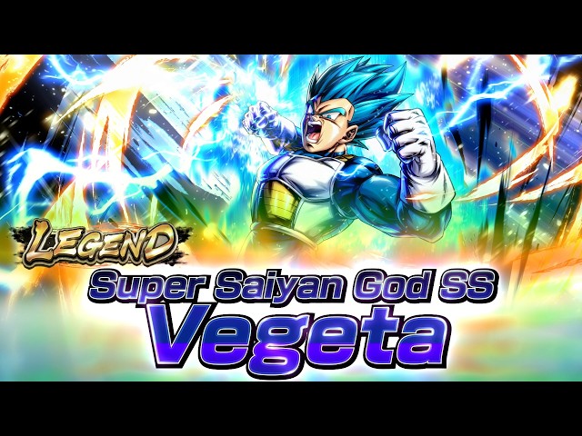 LEGEND "Super Saiyan God SS Vegeta" Character Spotlight | DRAGON BALL LEGENDS