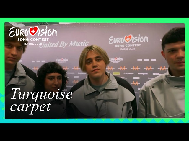 Katarsis Turquoise Carpet Interview 2025 | Lithuania Eurovision 2025