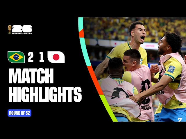 Highlights | Brazil 2-1 Japan | FIFA World Cup 2026™