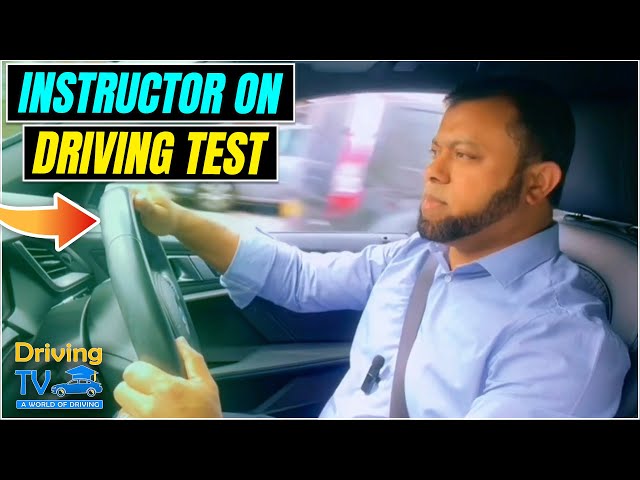 INSTRUCTOR ON DRIVING TEST | Emergency Stop | Manoeuvre | Independent Drive!
