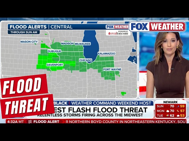 Growing Midwest Flash Flood Threat to Impact Millions Across Multiple States