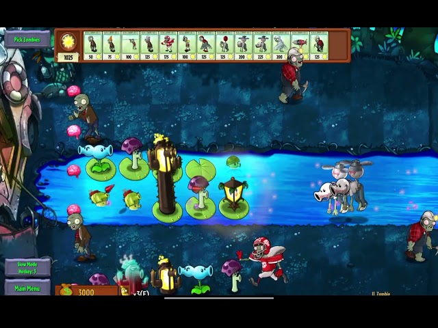 Plants Vs Zombies Fusion- Puzzle Mode - U,Zombie
