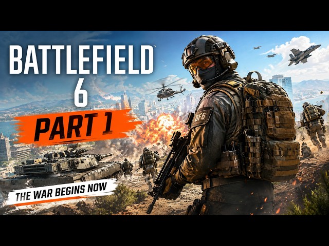 Battlefield 6 Campaign Gameplay in 4K – INSANE CINEMATIC Walkthrough (Part 1)