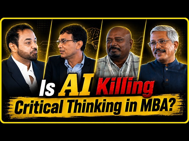 AI Is Killing Critical Thinking in MBA | SPJIMR, XLR, GIM Directors Speak | Directors Adda 3.0