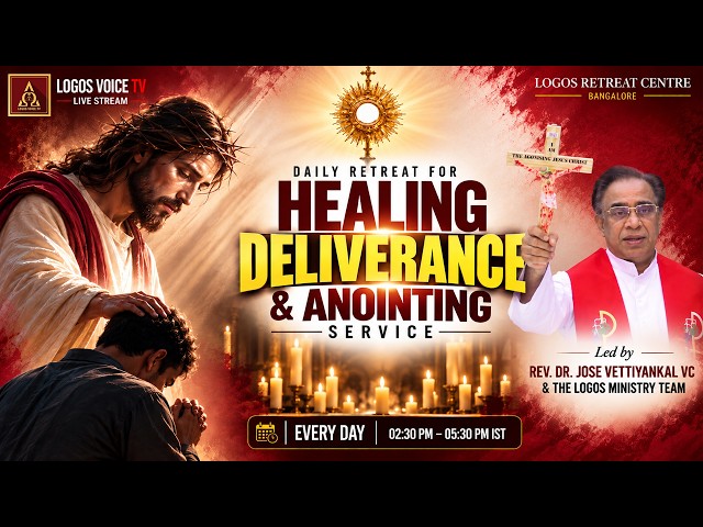 Daily Retreat for Healing, Deliverance and Anointing | 21 - October - 2026  | Logos Retreat Centre