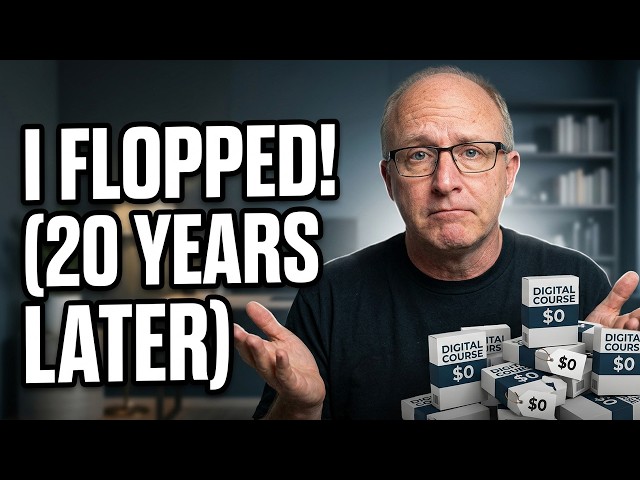 My First Digital Product Flopped After 20 Years Experience - Here's The Lesson