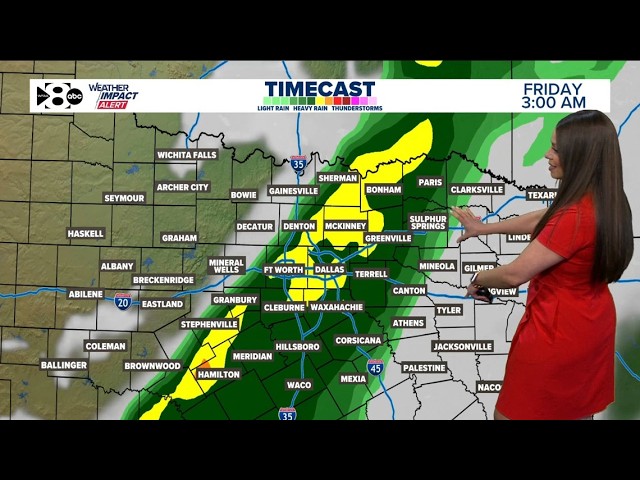 DFW Weather: When the rain is expected to arrive and what to expect from the big storm
