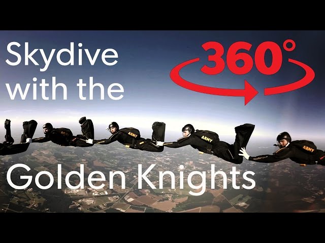 VR parachuting with US Army Golden Knights, Vans US Open of Surfing