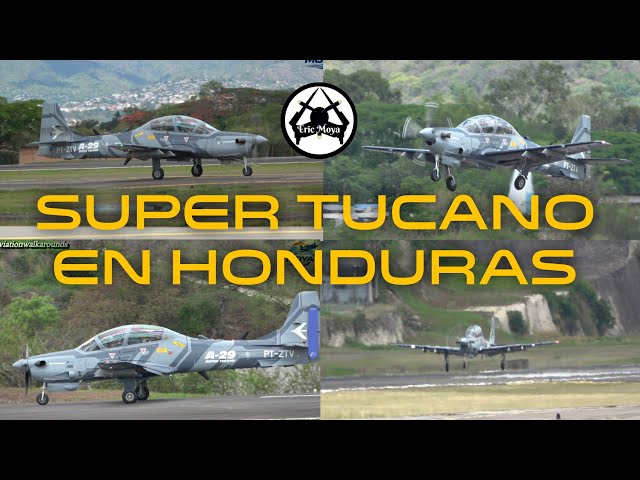 Super Tucano en Honduras! De Visita en la Fuerza Aerea Hondureña en Tegucigalpa #aviacion #honduras